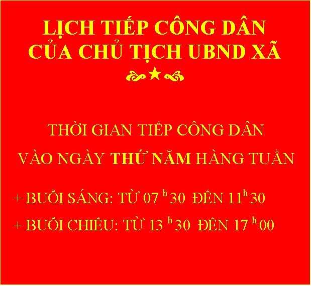 LICH TIEP DAN